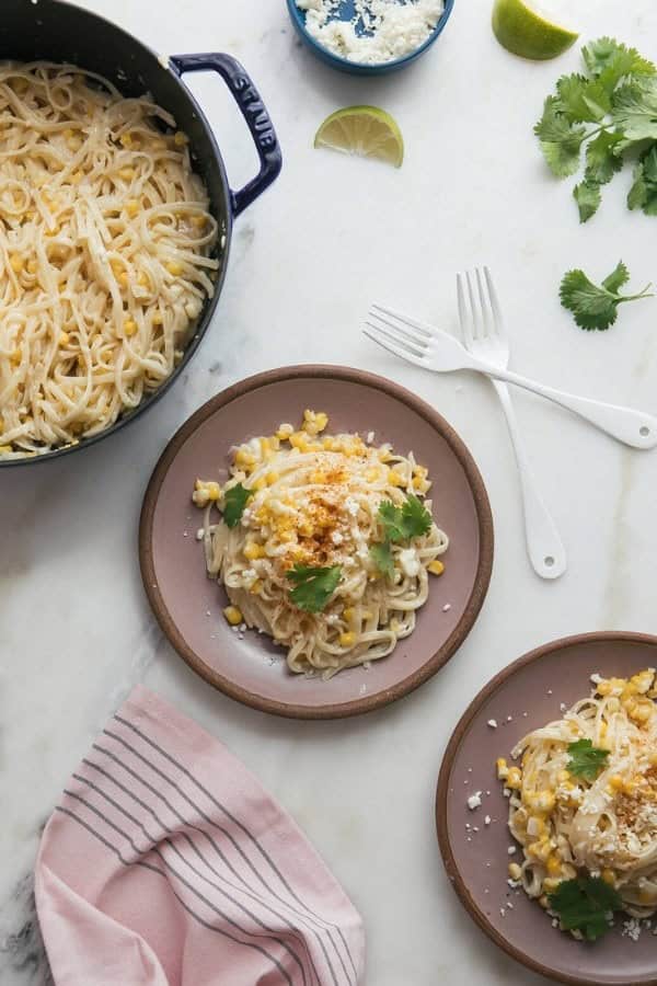 CREAMY ELOTE (MEXICAN CORN) PASTA