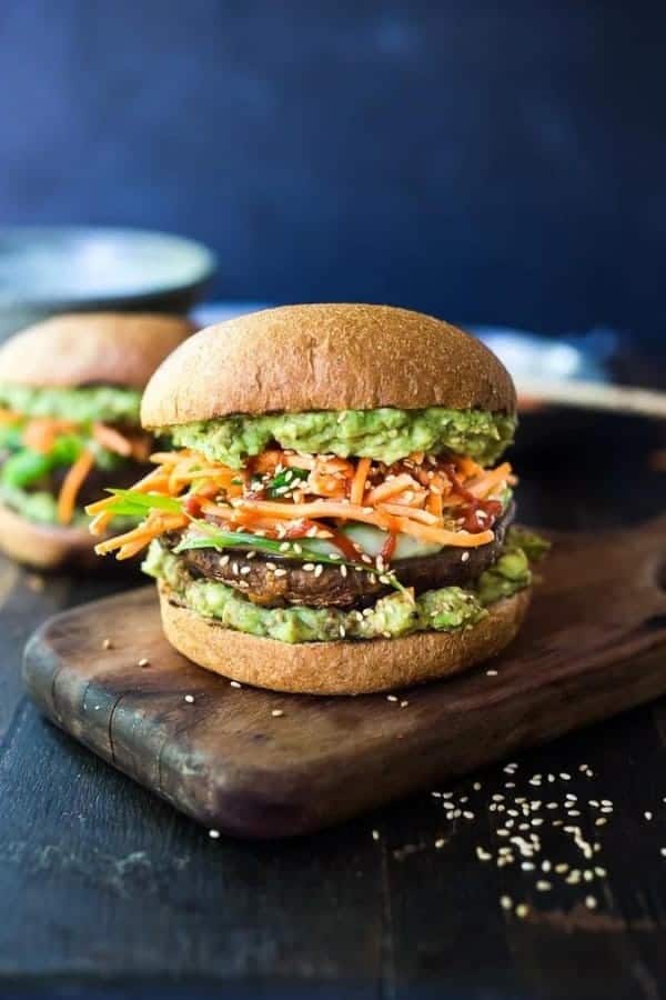 VEGAN PORTOBELLO MUSHROOM BURGER