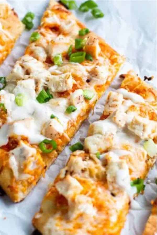 Buffalo Chicken Flatbread Recipe