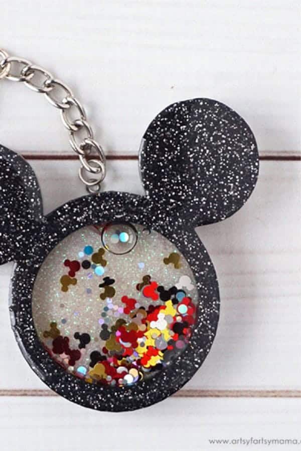 Mickey Mouse Resin Shaker Charm