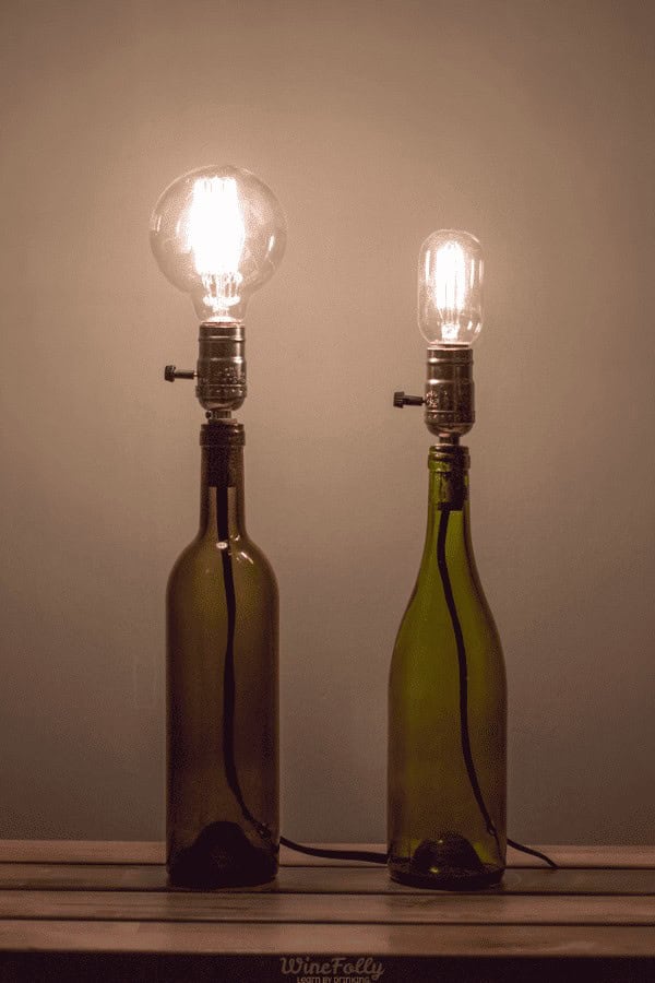 Wine Bottle Lamp