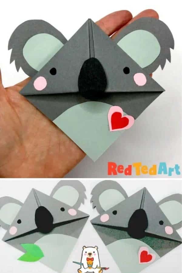 Koala DIY Bookmark Corner