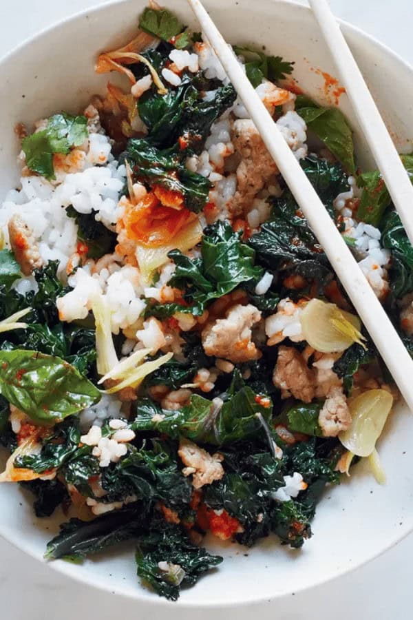 Kale Rice Bowl