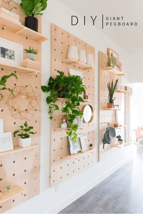 Giant Wooden Peg Board