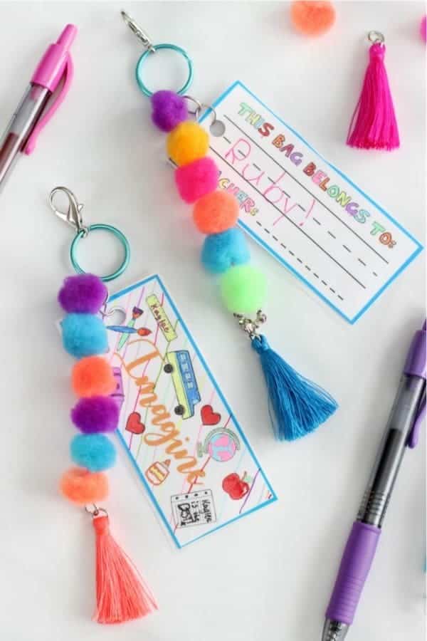 Make a Pom Pom Keychain