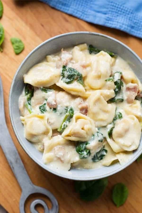 Instant Pot Tortellini Alfredo