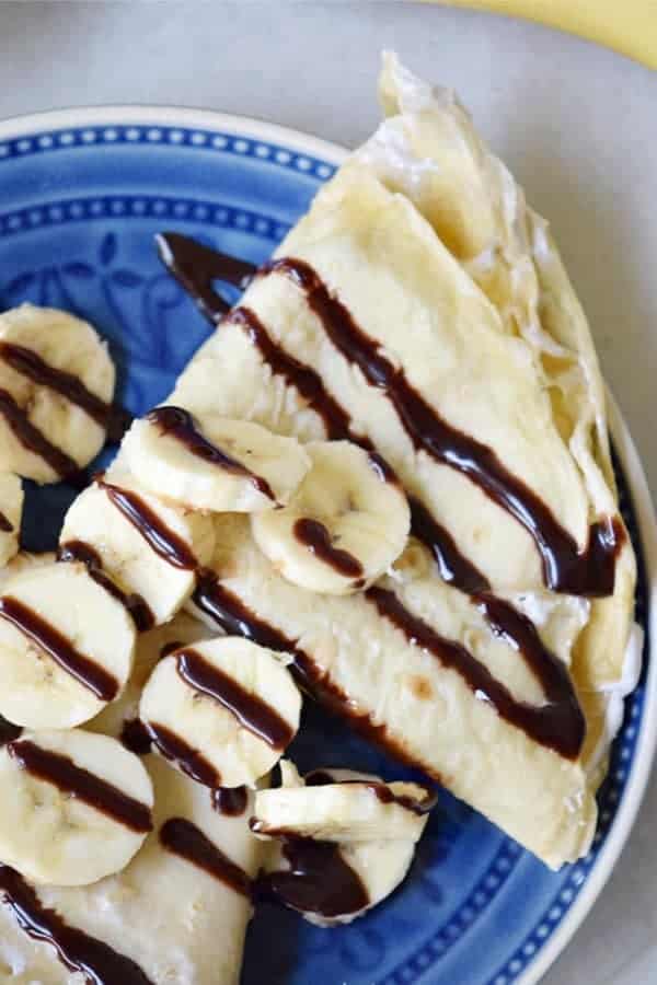 Banana Split Crepes