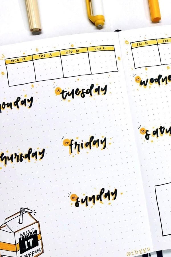 Back To School Weekly Spread