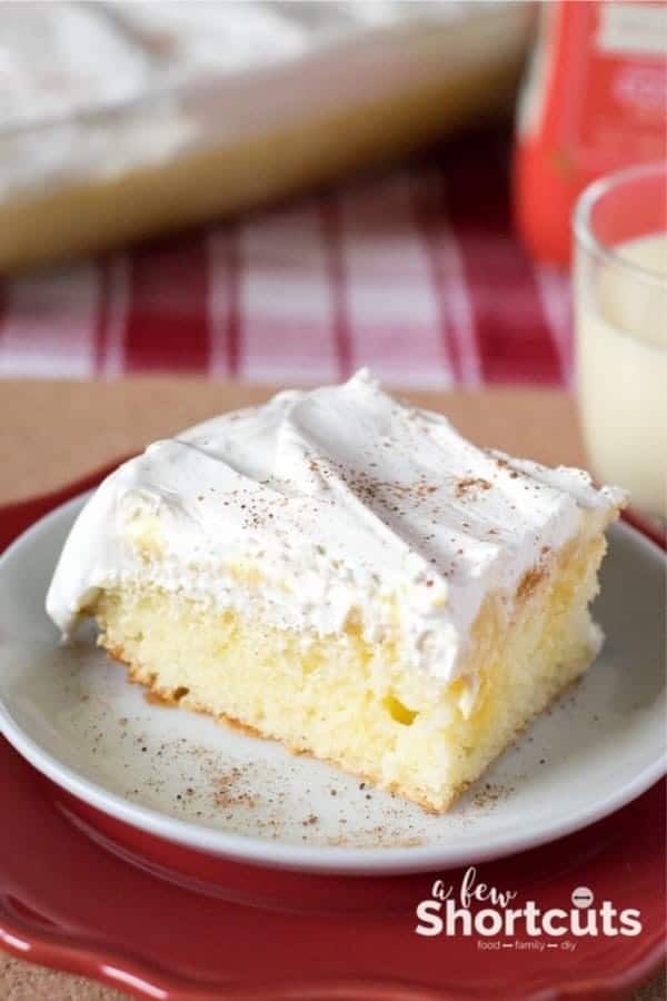 Eggnog Sheet Cake Recipe