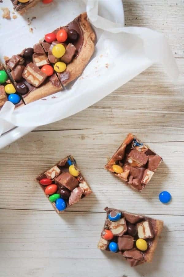 Leftover Candy Shortbread Bars