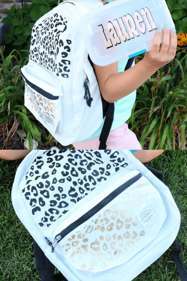 Leopard Print Backpack