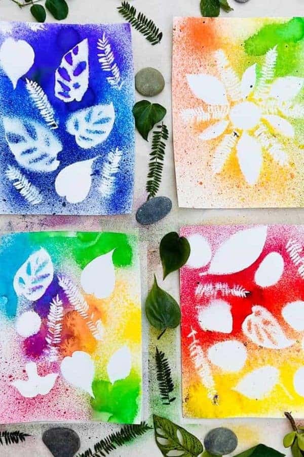 NATURE WATERCOLOR SPRAY ART