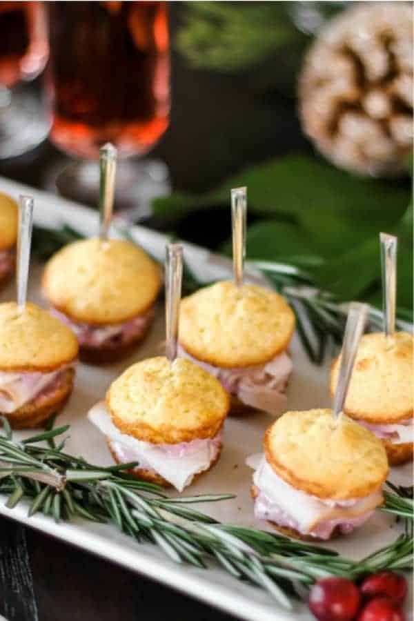 Mini Muffin Appetizers Party Sandwiches