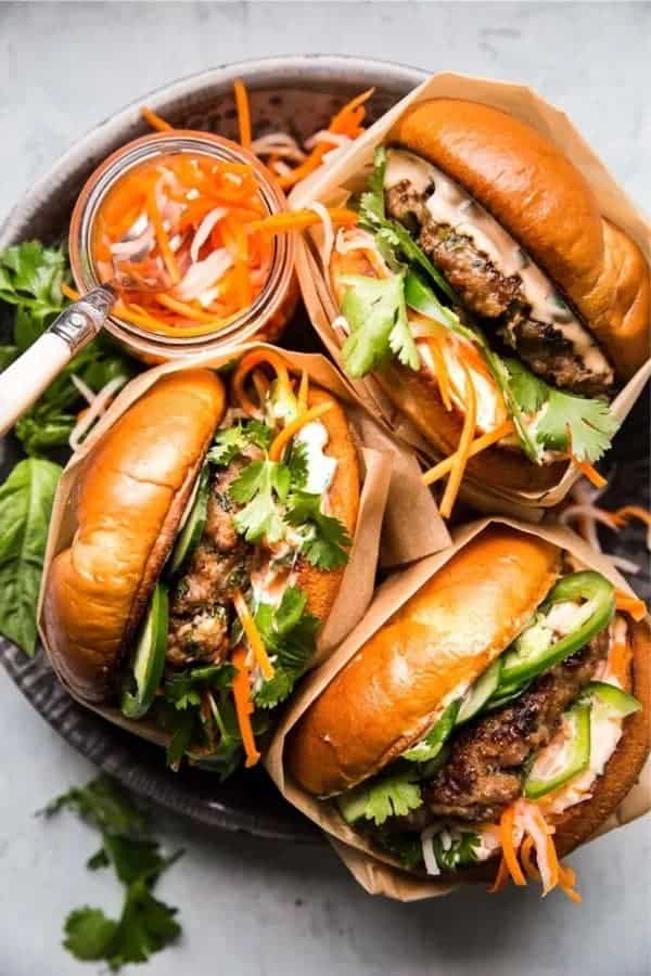 Pork Banh Mi Burger