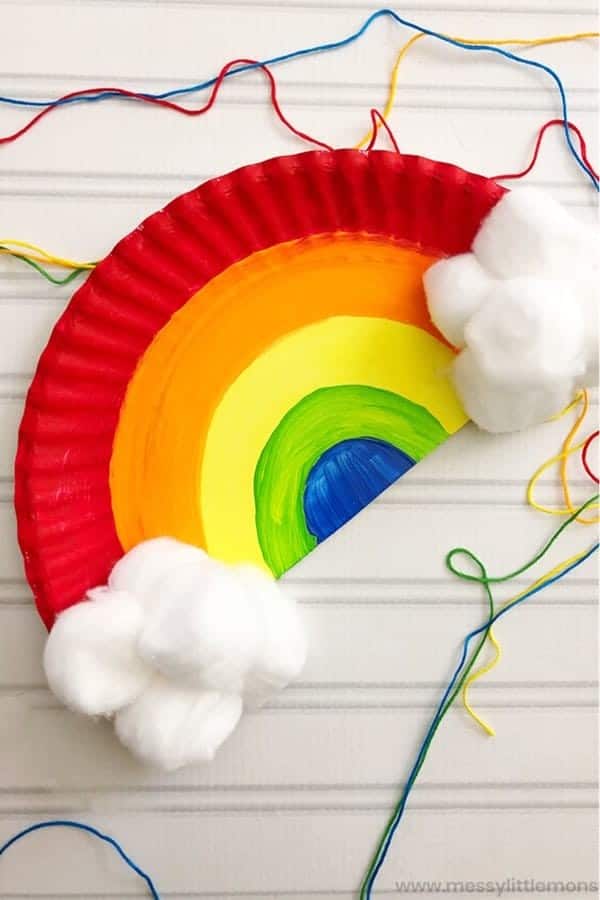 Paper Rainbow Craft For Toddlers and Preschoolers