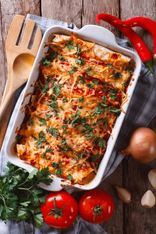 Velveeta Chicken Enchilada Bake