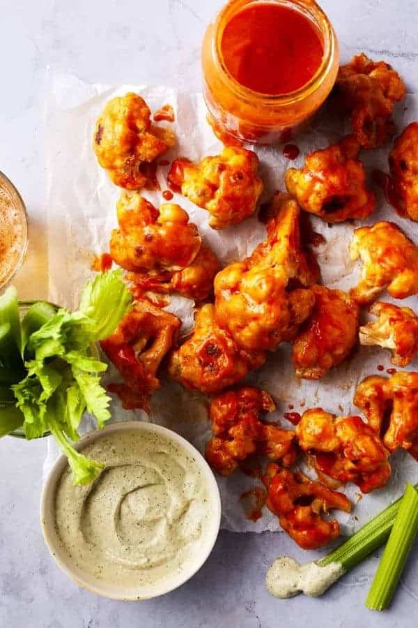 CAULIFLOWER BUFFALO WINGS