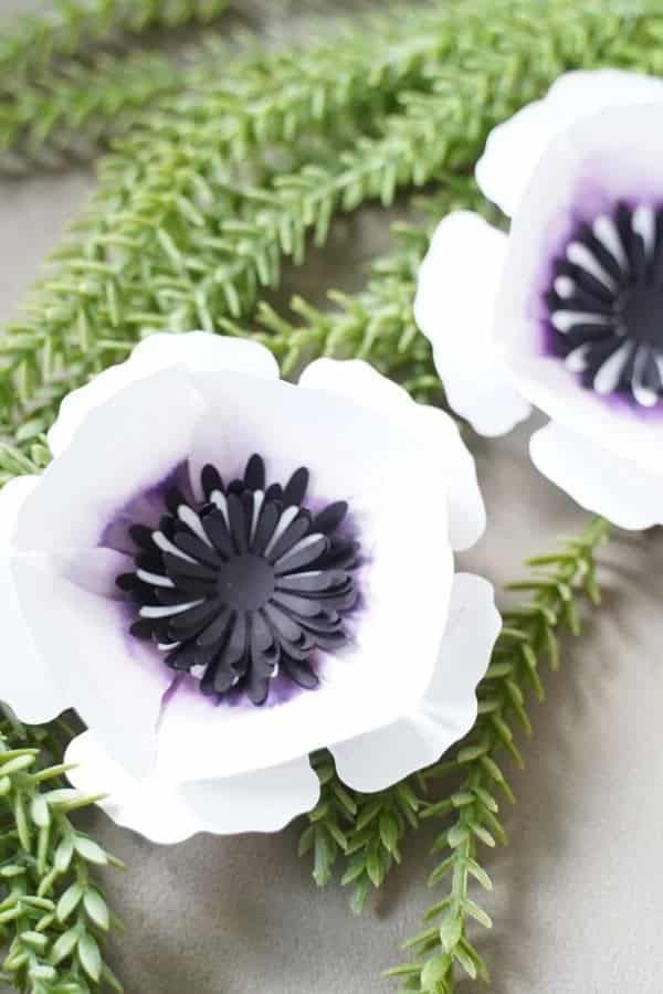 DIY EASY ANEMONE PAPER FLOWER