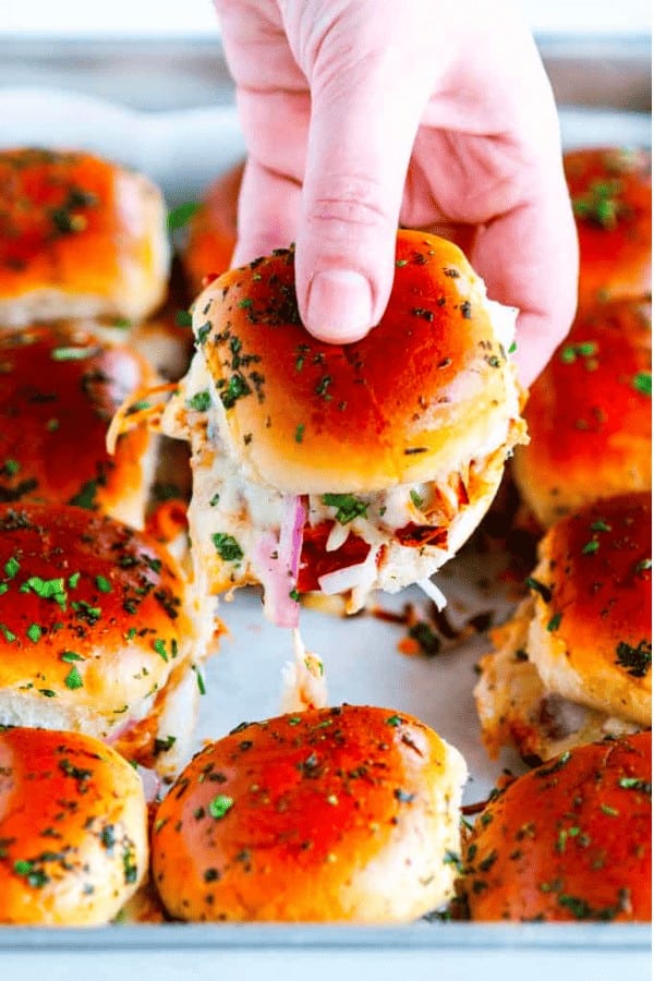 BBQ Chicken Sliders