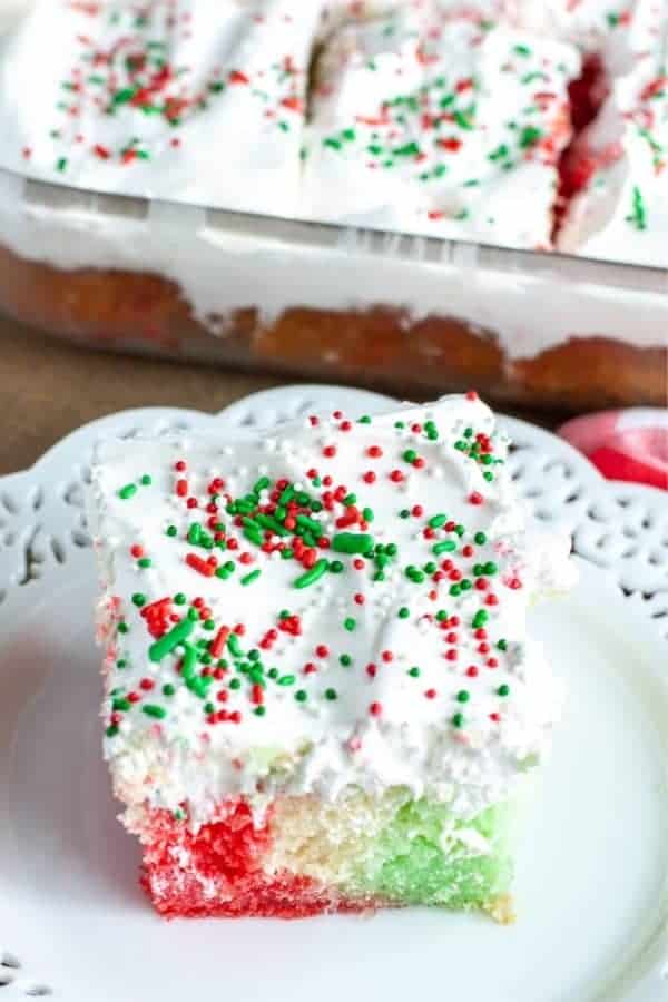 Holiday Jello Cake