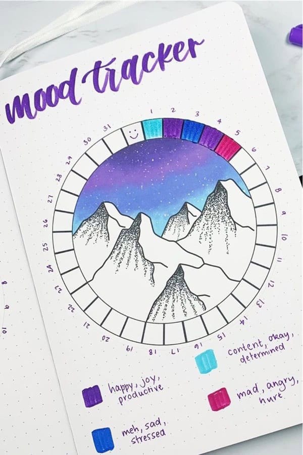 Winter Mountain Feelings Tracker