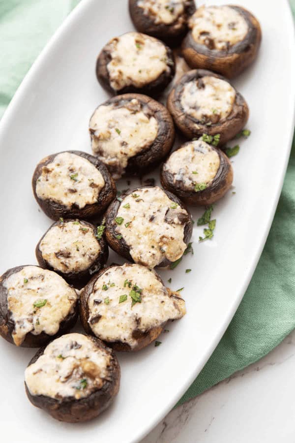 Cheesy Stuffed Mushrooms