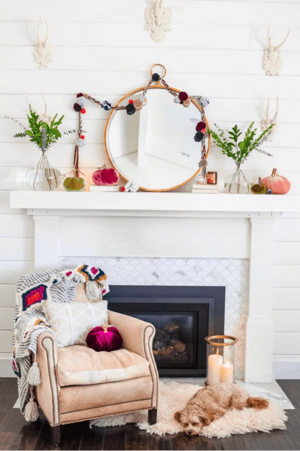 Fall Pom Pom Garland