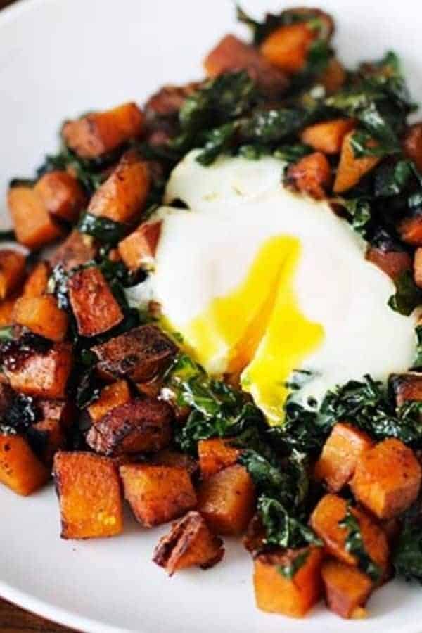 SWEET POTATO AND KALE HASH