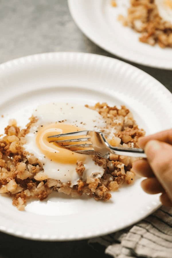 Corned Beef Hash with Fried Eggs