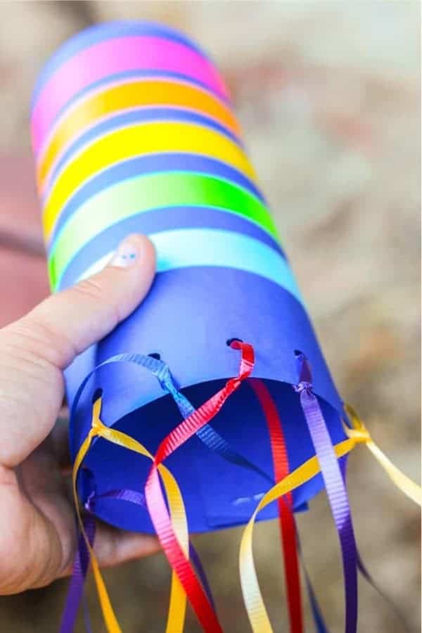 Paper Wind Sock Craft Tutorial