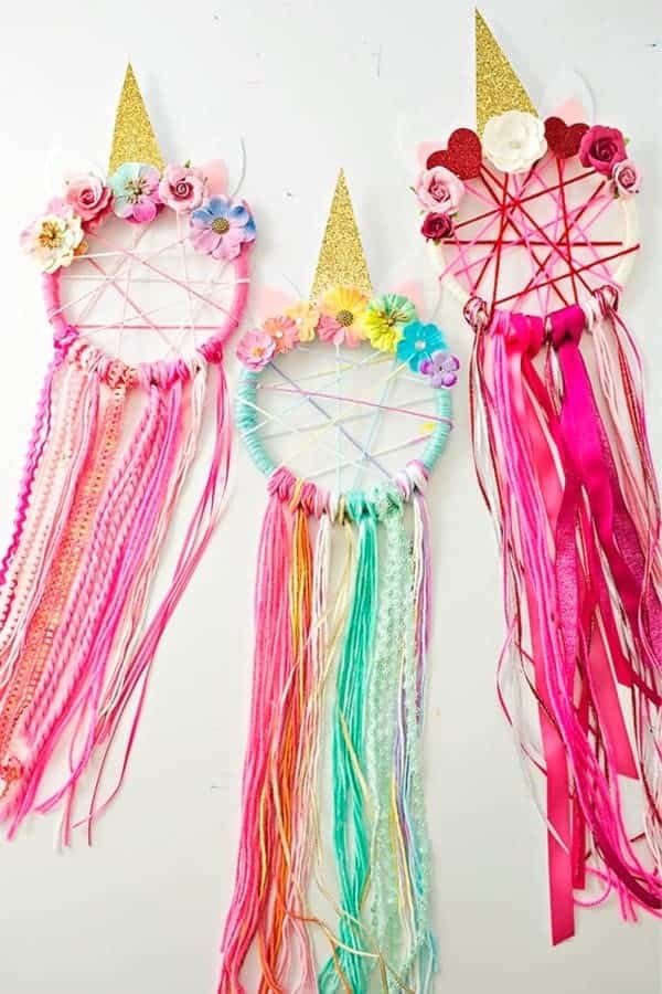 DIY Unicorn Dreamcatcher