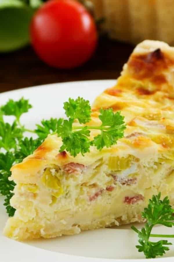 HONEY HAM AND SMOKED GOUDA QUICHE