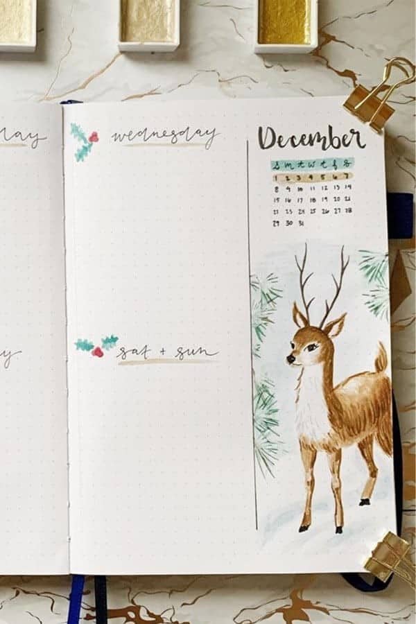 Weekly Spread For Winter