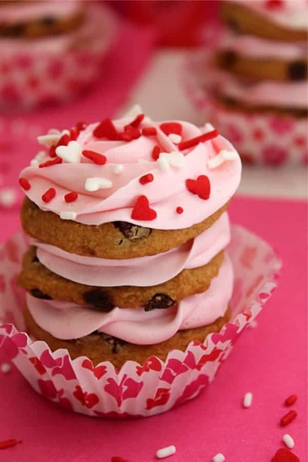 Valentines Cookie Stacks