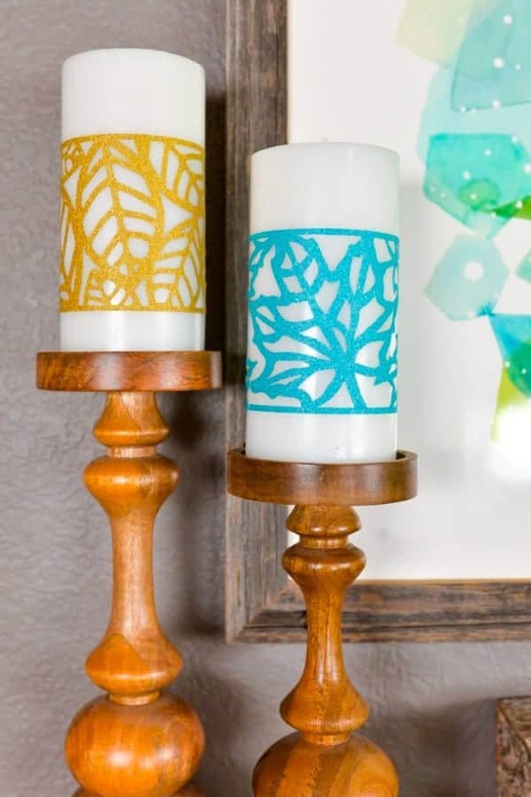 FALL LEAF CANDLE WRAPS