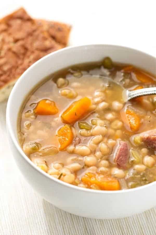 Instant Pot Ham Hock and Bean Soup