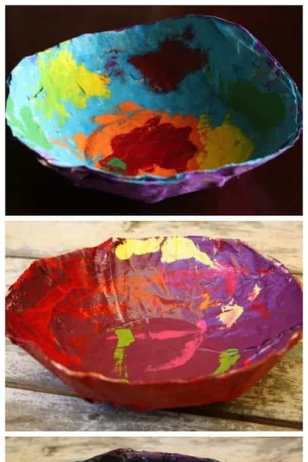 PAPER MACHE BOWLS