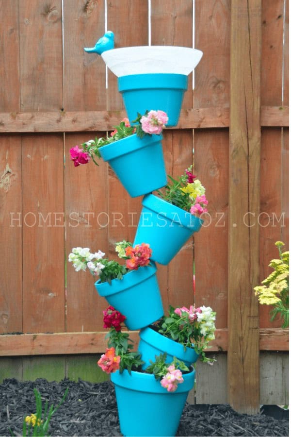 Garden Planter & Birds Bath