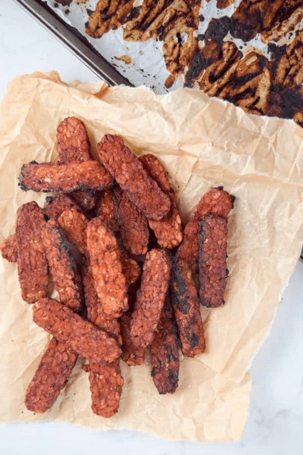 Smoky Maple Tempeh Bacon