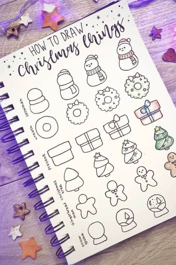 Easy Christmas Doodles