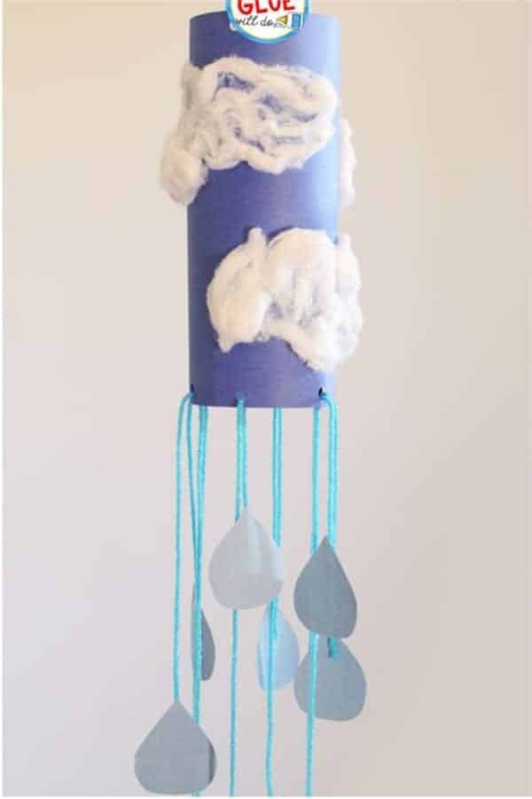 Clouds and Rain Weather Windsock Craft