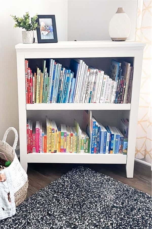 Small White Bookcase