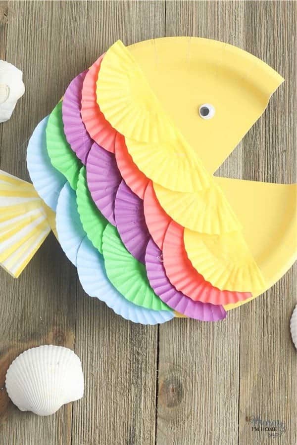 Paper Fish Preschool Craft