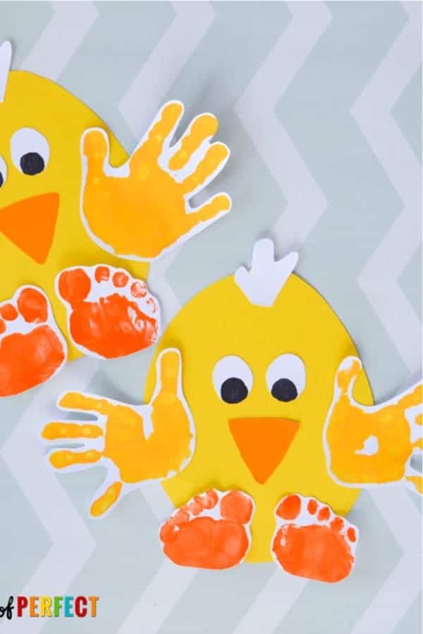 Handprint Chick Craft