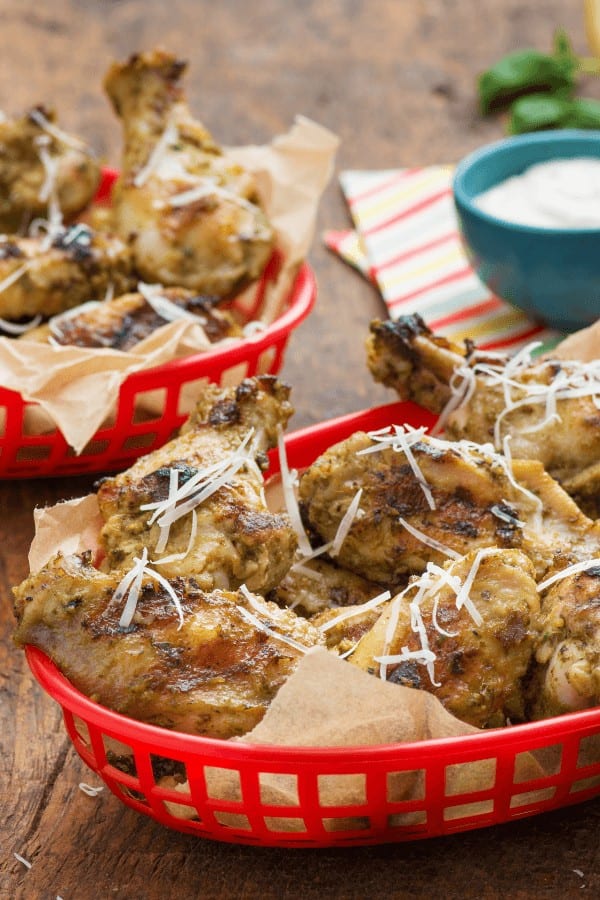 Pesto Parmesan Wings