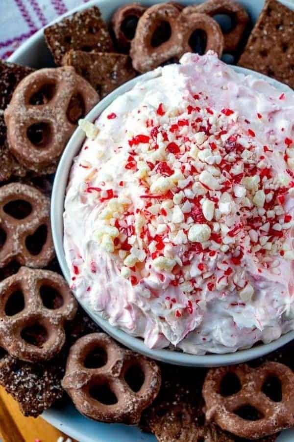 PEPPERMINT CHEESECAKE DIP