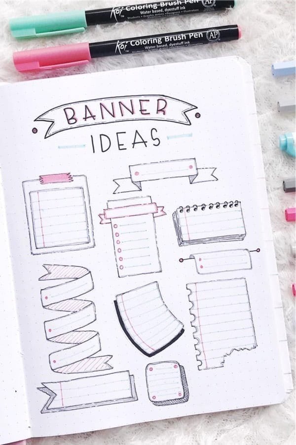 Paper Note Banner Ideas