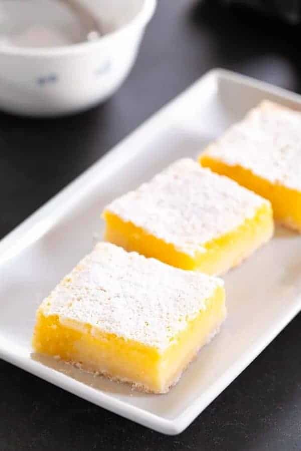 GLUTEN-FREE LEMON BARS