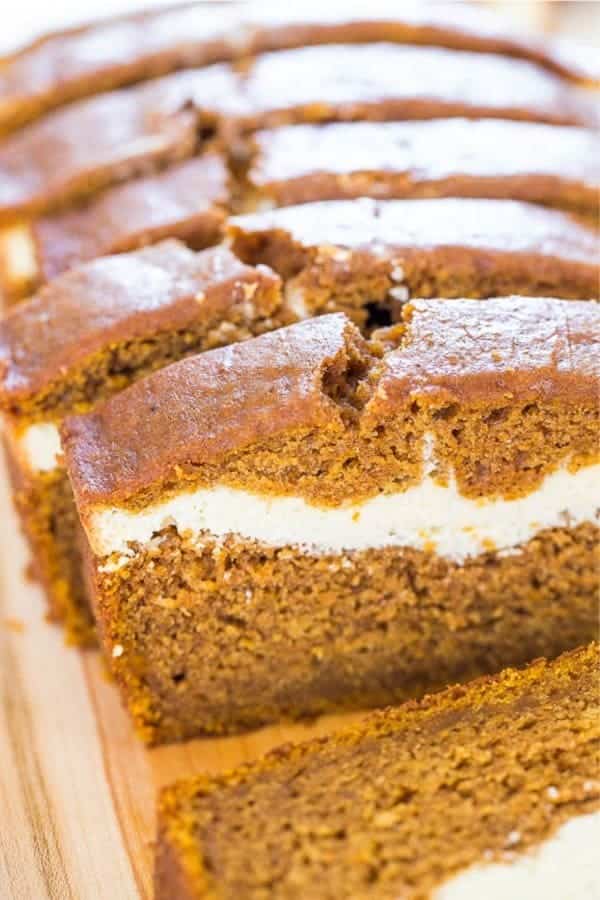 Cream Cheese-Filled Pumpkin Bread