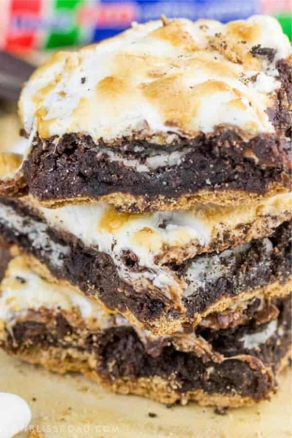 S’Mores Oreo Stuffed Brownies